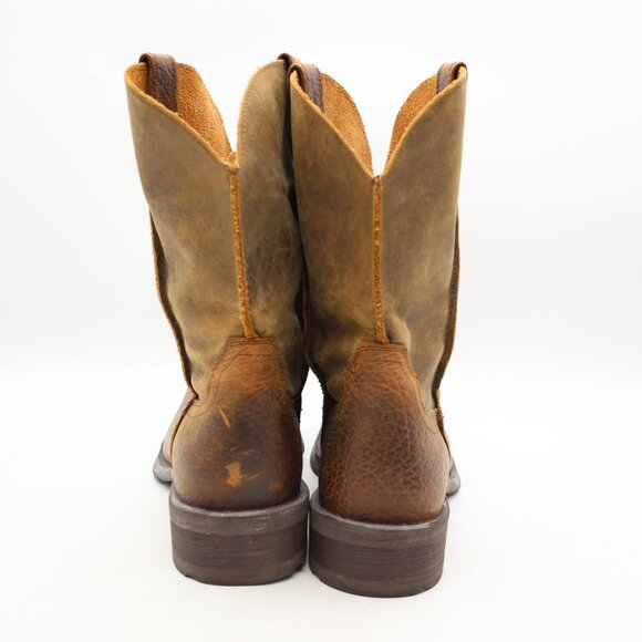 Ariat Rambler Western Boots Brown Bomber Men's size 11.5 D Square Toe 10002317 - Picture 5 of 8